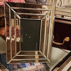 Silver Mirrored Picture Frame